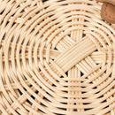 Women Straw Bag Bohemian Bali Rattan Beach Handbag Small Circle Lady Vintag
