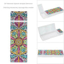 DIY Mandala Special Shaped Diamond Painting Students Pencil Storage Case