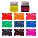 2Bottle 20ml Colorful Fountain Pen Ink Bottle Authentic Pure Ink Without Fo S0E2