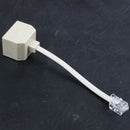 5X(Telephone RJ11 Male Line to Double RJ11 Female Jack Filter Splitter Ada V2J9)
