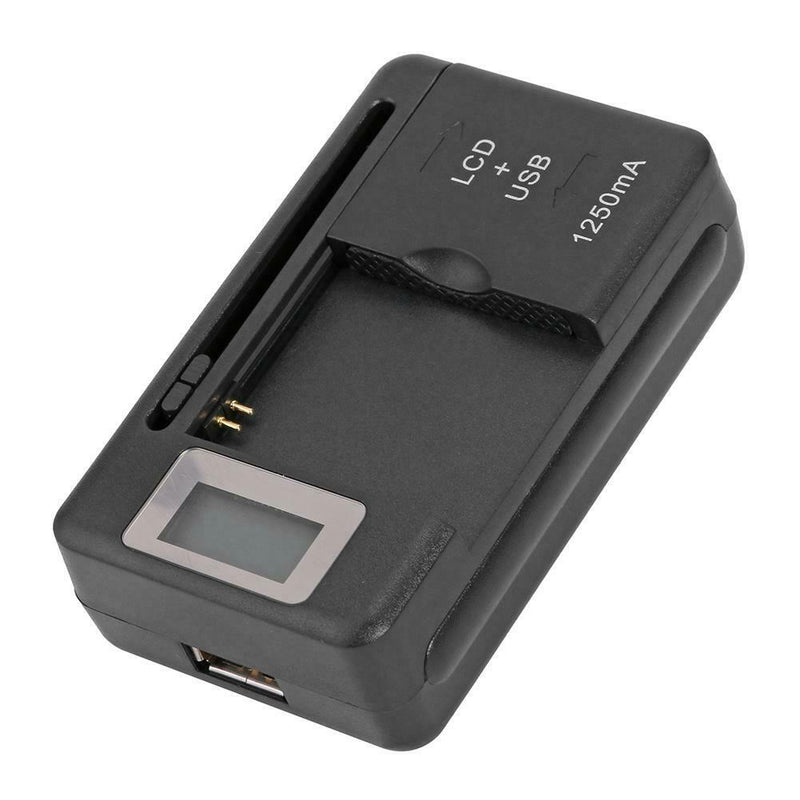 SS-5 Universal Battery Charger USB Phone Charger with LCD Indicator Display