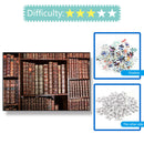 1000pcs DIY Jigsaw Paper Puzzle Study Bookshelf Kids Educational Toys Gift