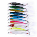 10X Fishing Lures Minnow Bait Crankbait Bass Wobbler Tackle Saltwater New
