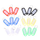 20pcs Keychain Key Split Ring ID Tags Name Card Label Luggage Bag Tag ME