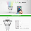LED Spot Light Bulb 3W GU10 Dimmable Spotlight RGB Light, Perfect for Home,