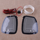 Decor 2pcs Quick Warm 12V Car Side Mirror Glass Heater Heated Defogger Pad Mat
