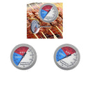 Set of 2 BBQ Smoker Temperature Gauge Grill Thermometer for Meat Cooking