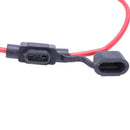 5X(14AWG Wire In-line Car Automotive Mini Blade Fuse Holder Fuseholder 20A X1Y2)