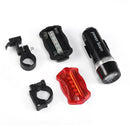 2x Sets LED Lamp Bike Bicycle MTB Front Head Light + Rear Safety Flashlight