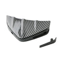 4pcs/set Screw Installation Car Rear Diffuser Add-Ons (Carbon Fiber Look) A
