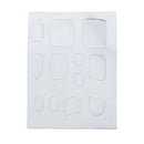 Plastic Wing Mirror Retrofit Kits for 1/10 On Road Racing Drift Car Ornament -
