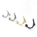 4PCS Stainless Steel Flexo Twist Helix Cartilage Lip Nose Ring Earring LJ