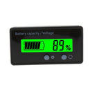 12V 24V 36V 48V 8-70V LCD Acid Lead Battery Capacity Voltmeter Voltage Tester