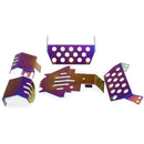 5Pcs Multicolor Stainless Steel Chassis Armored Protection Skid Plate for T