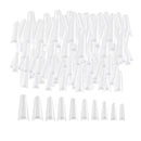 False Nails Half French Nail Tips Home DIY Nail Salon Tools 10 Sizes Natural