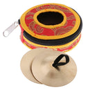 Professional Belly Dance Copper Finger Cymbals Percussion Instrument w/ Case