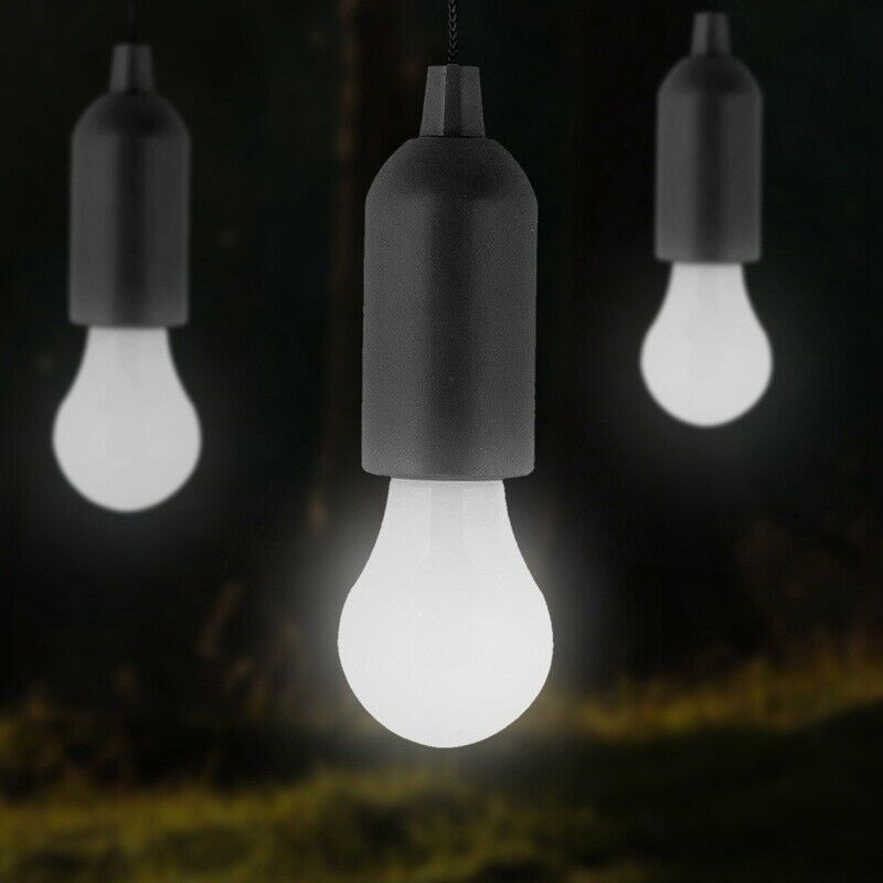 1pcs New Portable LED Pull Cord Light Bulb Outdoor Garden Party Hanging LED