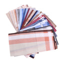 12x Cotton Mens Handkerchief Classic Square Decorative Suits Pocket Hanky