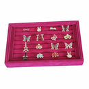 Display box of jewelry rings cufflinks storage box Organizer without lid -  M6K7