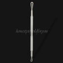 2pcs Facial Blackhead Pimples Acne Blemish Comedone Metal Extractor Remover Tool