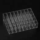 Clear Cosmetic Organizer 40 Lattices Lipstick Display Holder Storage Box