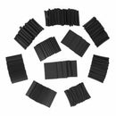 1X(415 Pcs Black Waterproof Heat Shrink Tubing Set In 10 Assortment, Polyol