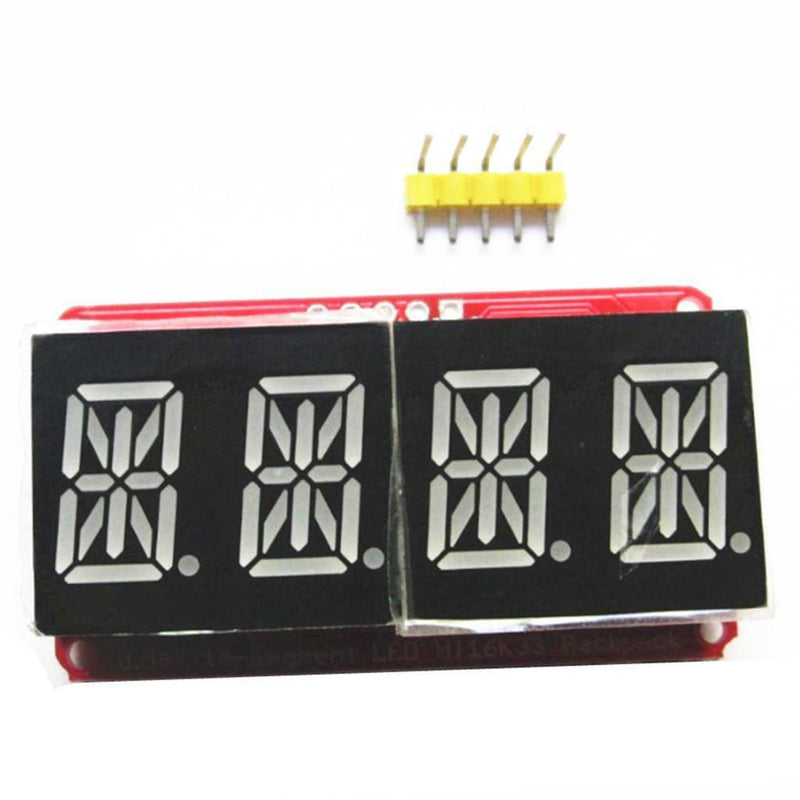 5 Pcs 0.54inch 4 Digit Segment Red Tube LED Display Module for Arduino I2C