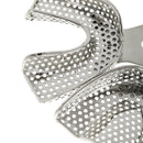 6Pcs Dental Autoclavable Metal Impression Trays Stainless Steel Upper & LowerM&O