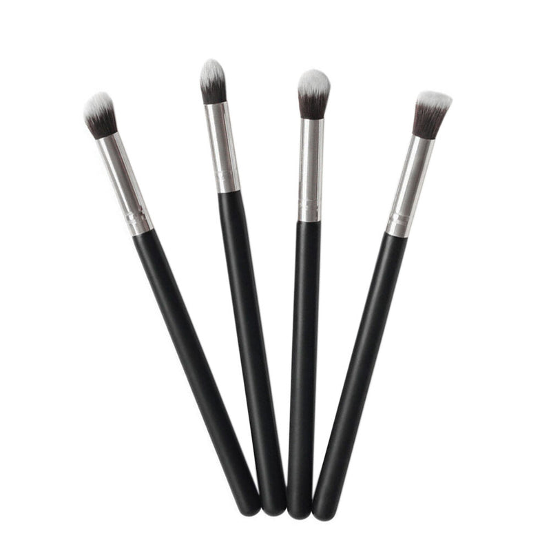4Pcs Pro Eyeshadow Blending Powder Foundation Brush Set Cosmetic Makeup Tool