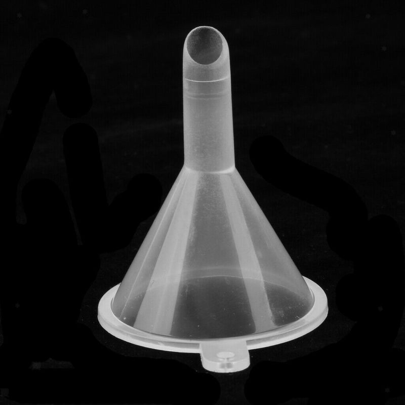 50pcs Cosmetic Plastic Mini Funnels For Filling Essential Oils Bottle Sand Art
