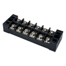 5pcs Block/Strip 6Position 25A Wire Barrier Dual Row Screw Terminal Panel