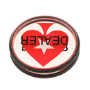 1Pcs 3 Inch Acrylic Pressing Poker Cards Guard Poker Dealer Button Thickness
