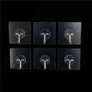 6Pcs Stainless Steel Paste Hook Suction Cup Glass Hooks Rails Hanging Suckerã€ â„–[