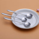 8 Pieces Stainless Steel Creative Flower Coffee Spoon Tableware Tea Spoons  J4U7