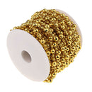 15m Golden Color Beaded Chain for DIY Jewelry Making Bracelet Craft Accessories