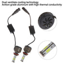 X6 4-Side H11 H8 H9 LED Headlight Kits 220W 32000LM Bulbs High Power 6000K