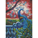 5D DIY Full Drill Diamond Painting Peacock Cross Stitch Embroidery Mosaic