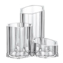 Transparent Cosmetic Organizer Makeup Brush Holder Storage Box for Makeup