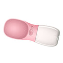 Portable Pet Dog Outdoor Travel Water Bottle Feeder Drinking Fountain Pink