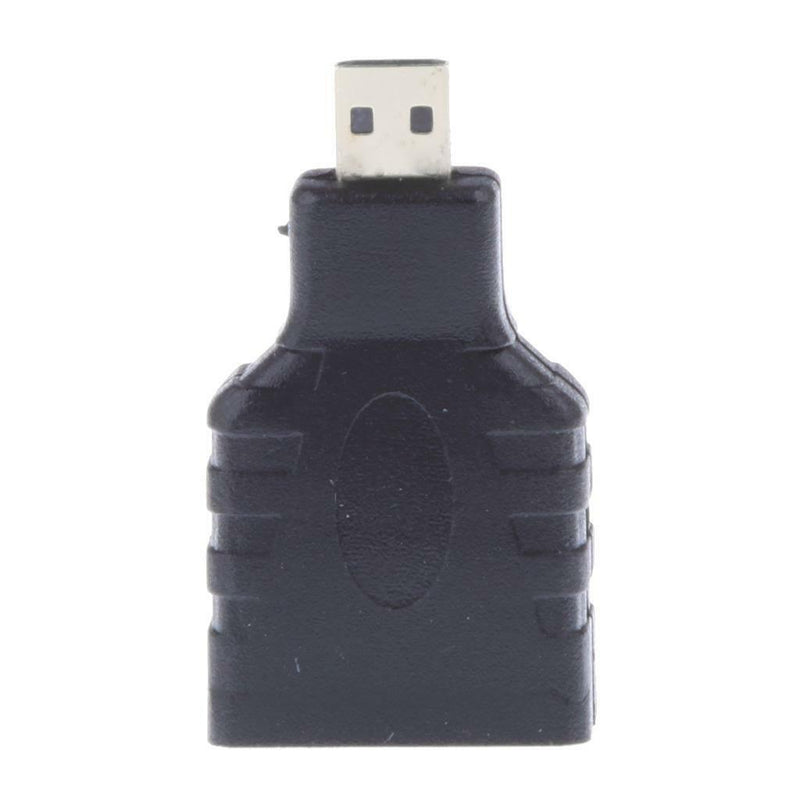 HDMI Type A Female to Micro HDMI Type D Male Plated Adapter Converter Plug