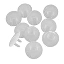 10PCS Safe Outlet Plug Protective Covers for Baby Proof Electric Shock 3 Pin