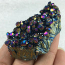 Natural Quartz Crystal Rainbow Cluster VUG Mineral Specimen Healing J1P1