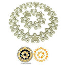 Circle Stars Metal Cutting Dies Stencil for DIY Scrapbooking Paper Card DecorME