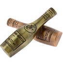 Red Wine Bottle Shaped Cabinet Door Drawer Bin Handle Pull Knob bronze