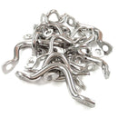 4* Universal Stainless Steel Top Pad Wire Eye Straps Loop Boat Plate Staple Ring