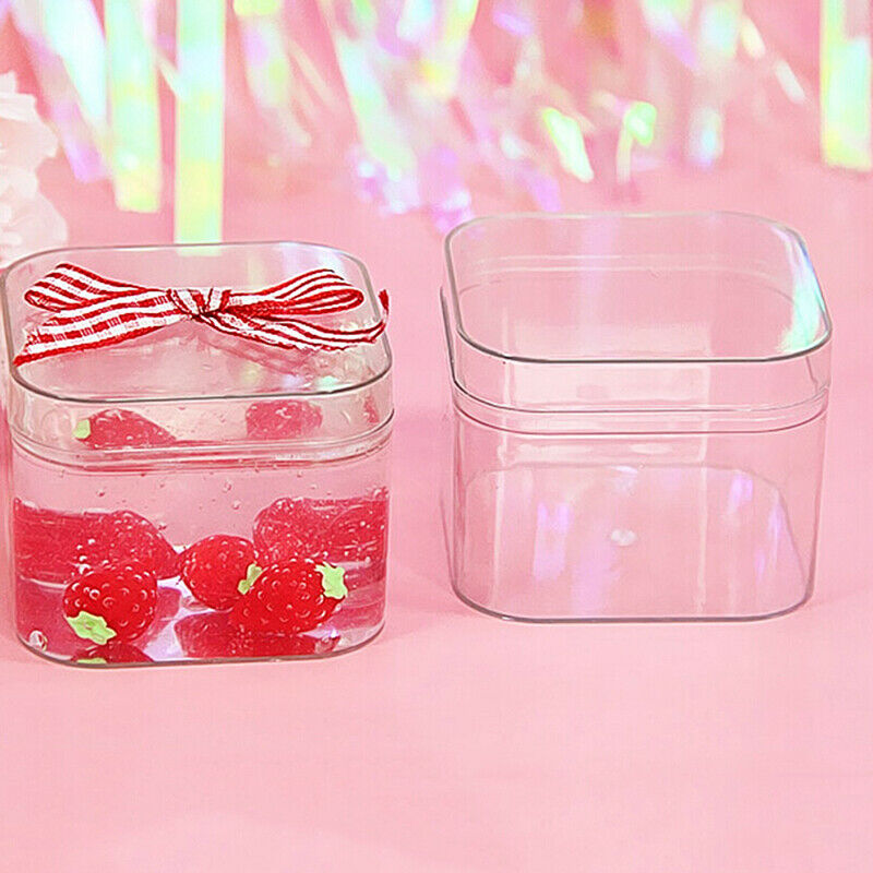 1Pc Plastic Transparent Storage Container Box For Light Clay Foam Mud Tool FT