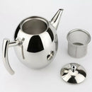 1500Ml Large Capacity Stainless Steel Coffee Tea Pot Maker with Infuser Ket