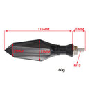2pcs Motorcycle LED Turn Signal Indicator Light Lamp Sweeping Sequential