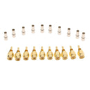 10pcs SMA Male Crimp Straight RF Coaxial Connector For RG316 RG174 Cable
