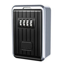 Lock Box 4 Digit Combination Waterproof Box Aluminum Alloy Weather Resistan U2I5